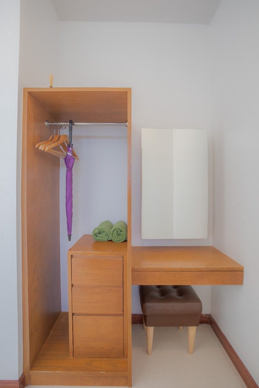 Dressing table with stool and wardrobe in Proud I Pool Villa, Hua Hin, Thailand